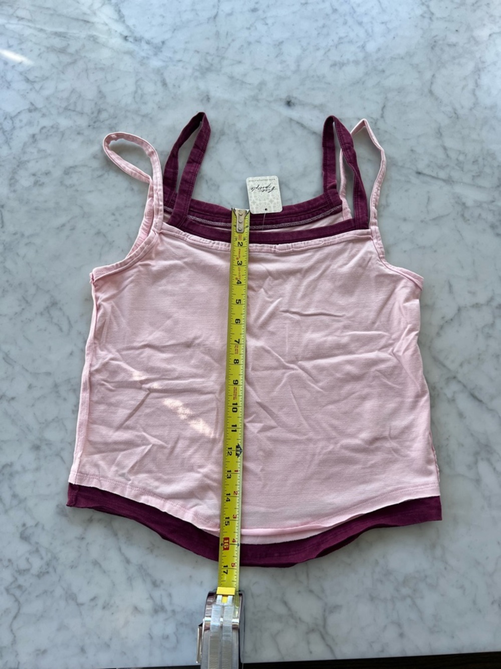 NWT We The Free by Free PeopleTwofer Tank Strawberry Rose Combo Size Medium - Picture 11 of 13